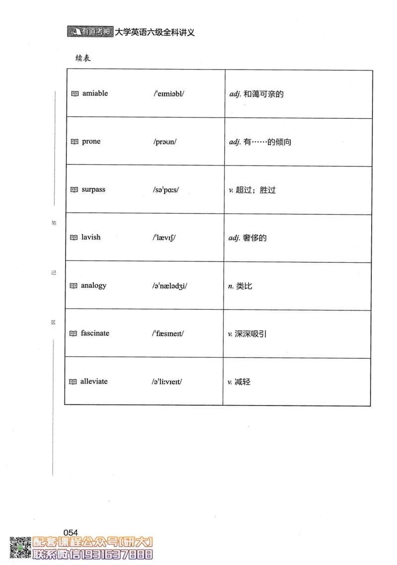 26英语六级--全程班全科讲义--有道_2026年6月其他机构_06.2026六级英语26年06月_05.2026六级英语有道老师_00.书籍扫描