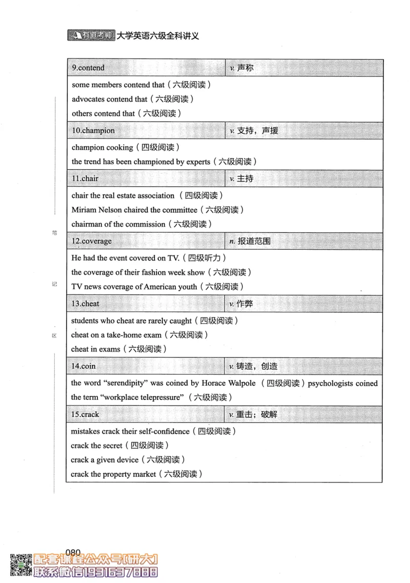 26英语六级--全程班全科讲义--有道_2026年6月其他机构_06.2026六级英语26年06月_05.2026六级英语有道老师_00.书籍扫描