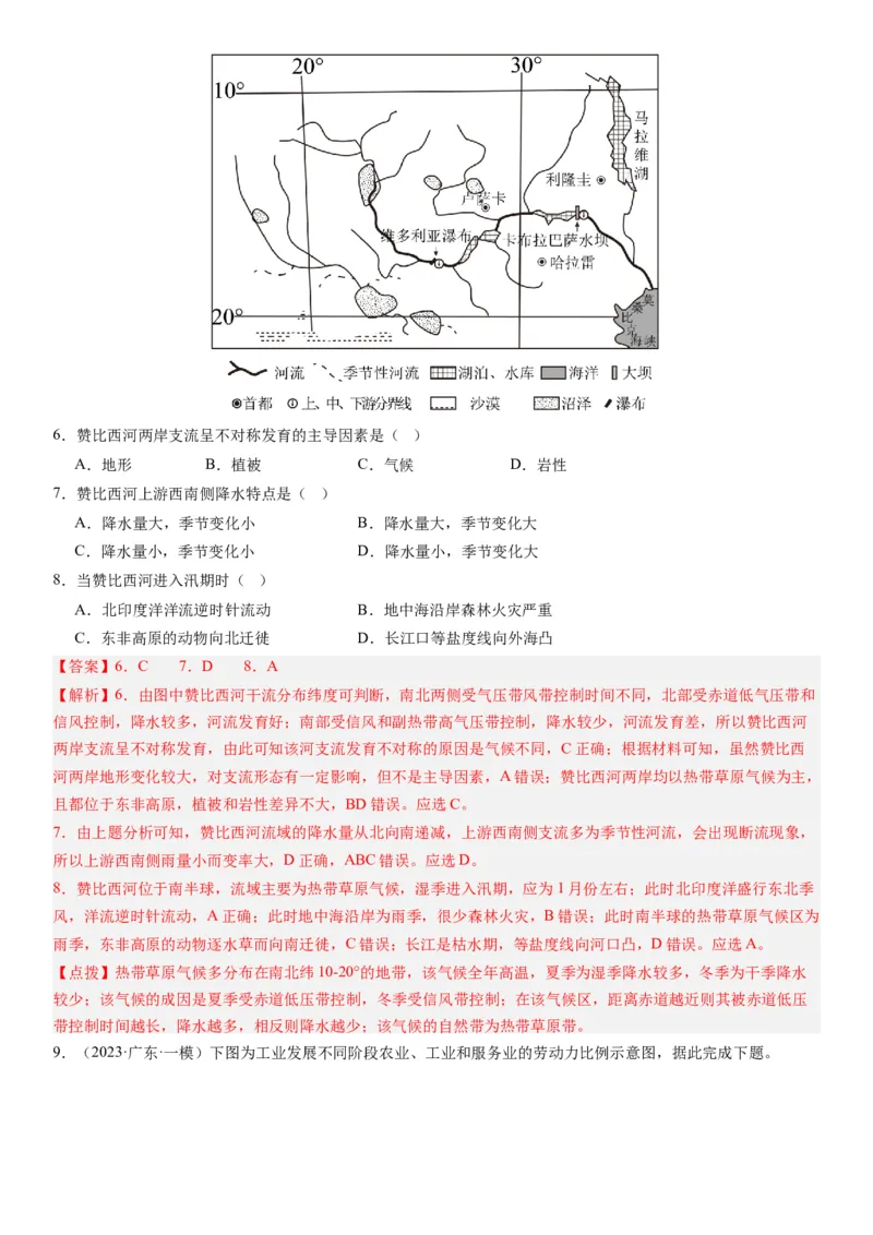 2024届新高考一轮复习专题13区域与区域发展第三十二讲区域与区域发展（解析版）_通用版（老高考）复习资料_2024年复习资料_完备战2024年高考地理一轮复习考点帮（全国通用）
