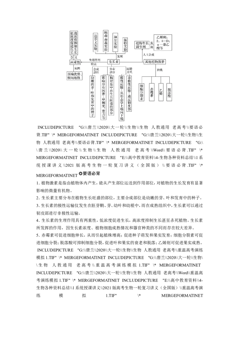 选择性必修一讲义_8.❤北京人大附中内部资料_6.人大附中高中生物讲义合集（全）