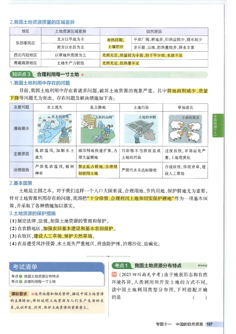 2025版《初中知识清单》-地理_《初中全科目知识点汇总》_2025初中知识清单_地理