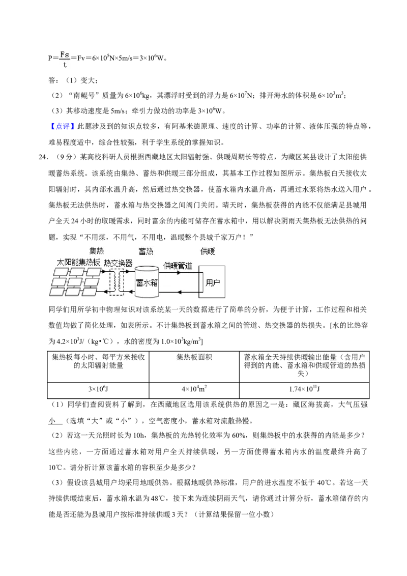 2024年陕西省中考物理真题（解析卷）_陕西_4.陕西中考物理（2008-2025）