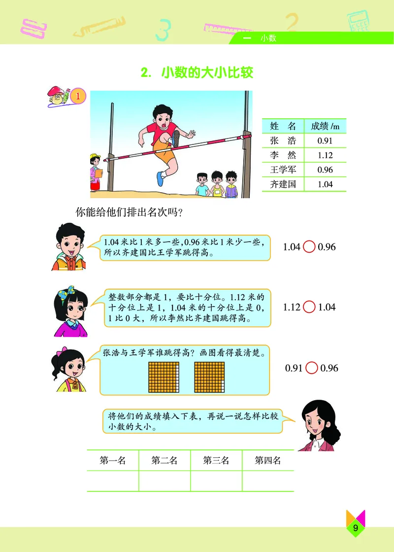 义务教育教科书&middot;数学四年级下册_电子课本_小学电子课本_02数学_5.北京版