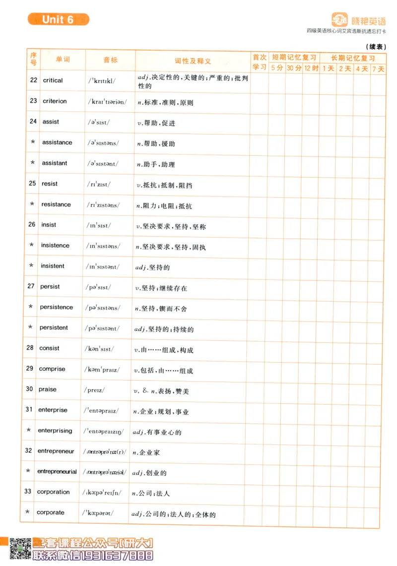 26英语四级-核心词汇-艾宾浩斯抗遗忘打卡--刘晓燕_2026年6月其他机构_05.2026四级英语26年06月_06.2026四级英语刘晓燕班_00.书籍扫描