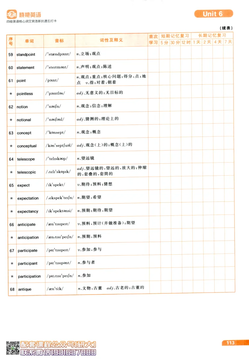 26英语四级-核心词汇-艾宾浩斯抗遗忘打卡--刘晓燕_2026年6月其他机构_05.2026四级英语26年06月_06.2026四级英语刘晓燕班_00.书籍扫描