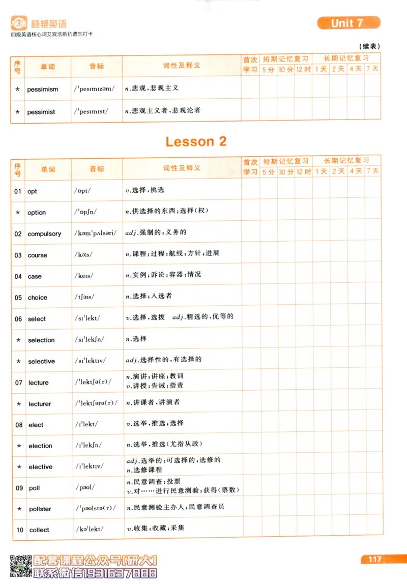 26英语四级-核心词汇-艾宾浩斯抗遗忘打卡--刘晓燕_2026年6月其他机构_05.2026四级英语26年06月_06.2026四级英语刘晓燕班_00.书籍扫描