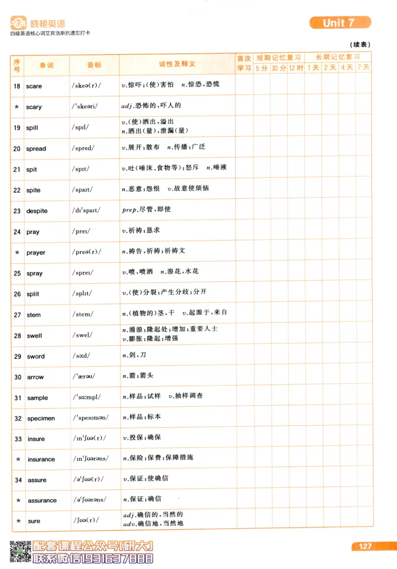 26英语四级-核心词汇-艾宾浩斯抗遗忘打卡--刘晓燕_2026年6月其他机构_05.2026四级英语26年06月_06.2026四级英语刘晓燕班_00.书籍扫描