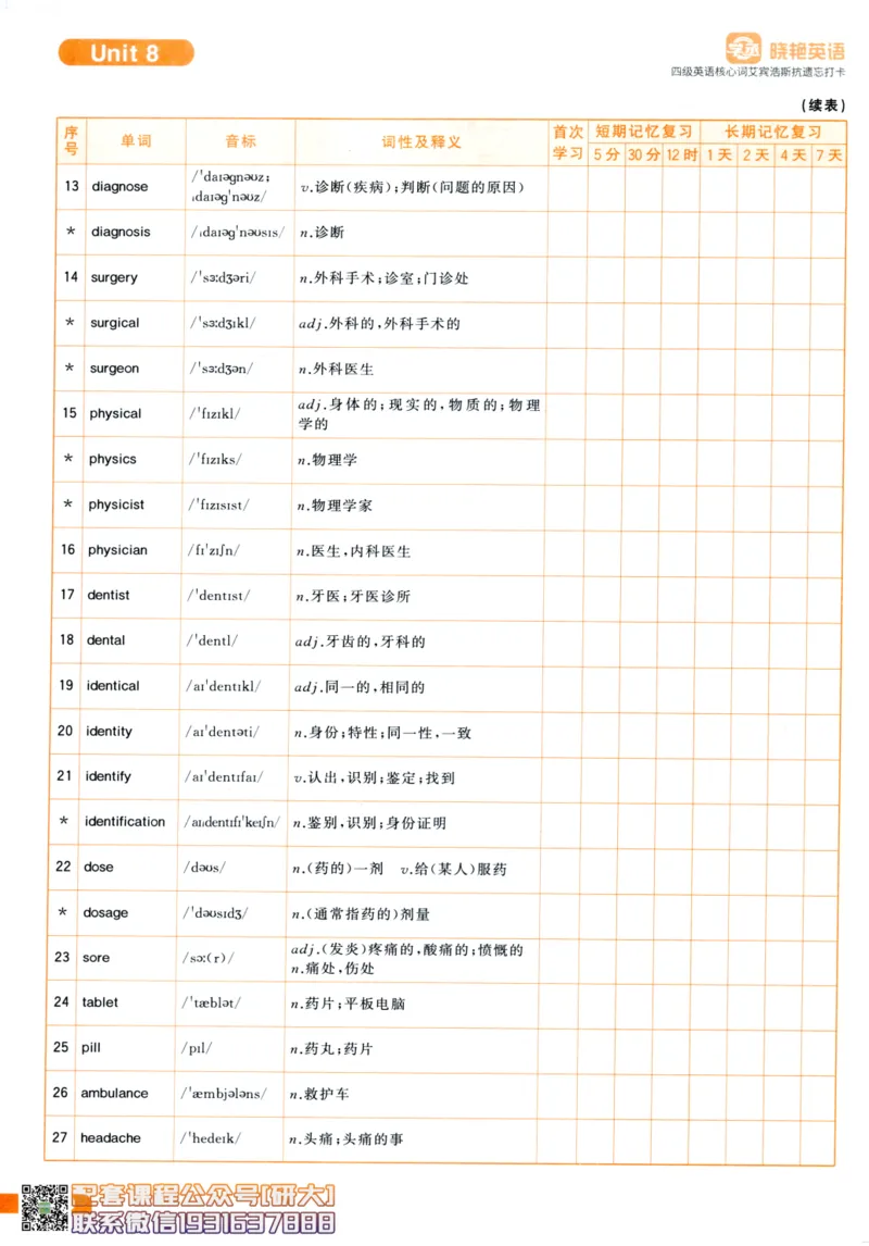 26英语四级-核心词汇-艾宾浩斯抗遗忘打卡--刘晓燕_2026年6月其他机构_05.2026四级英语26年06月_06.2026四级英语刘晓燕班_00.书籍扫描
