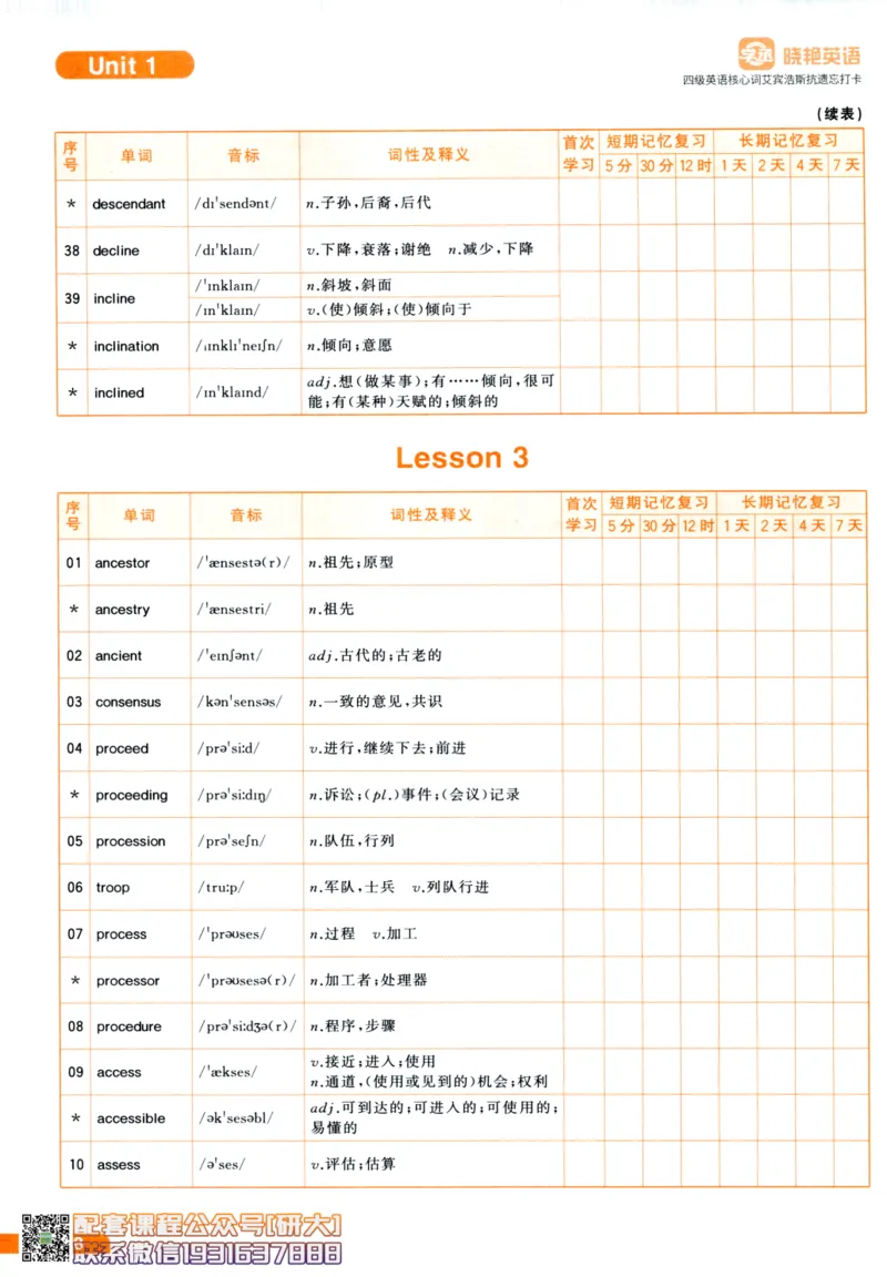 26英语四级-核心词汇-艾宾浩斯抗遗忘打卡--刘晓燕_2026年6月其他机构_05.2026四级英语26年06月_06.2026四级英语刘晓燕班_00.书籍扫描