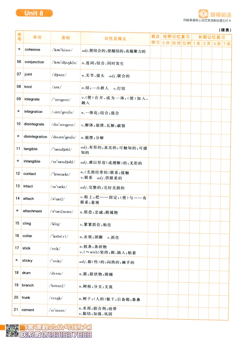 26英语四级-核心词汇-艾宾浩斯抗遗忘打卡--刘晓燕_2026年6月其他机构_05.2026四级英语26年06月_06.2026四级英语刘晓燕班_00.书籍扫描