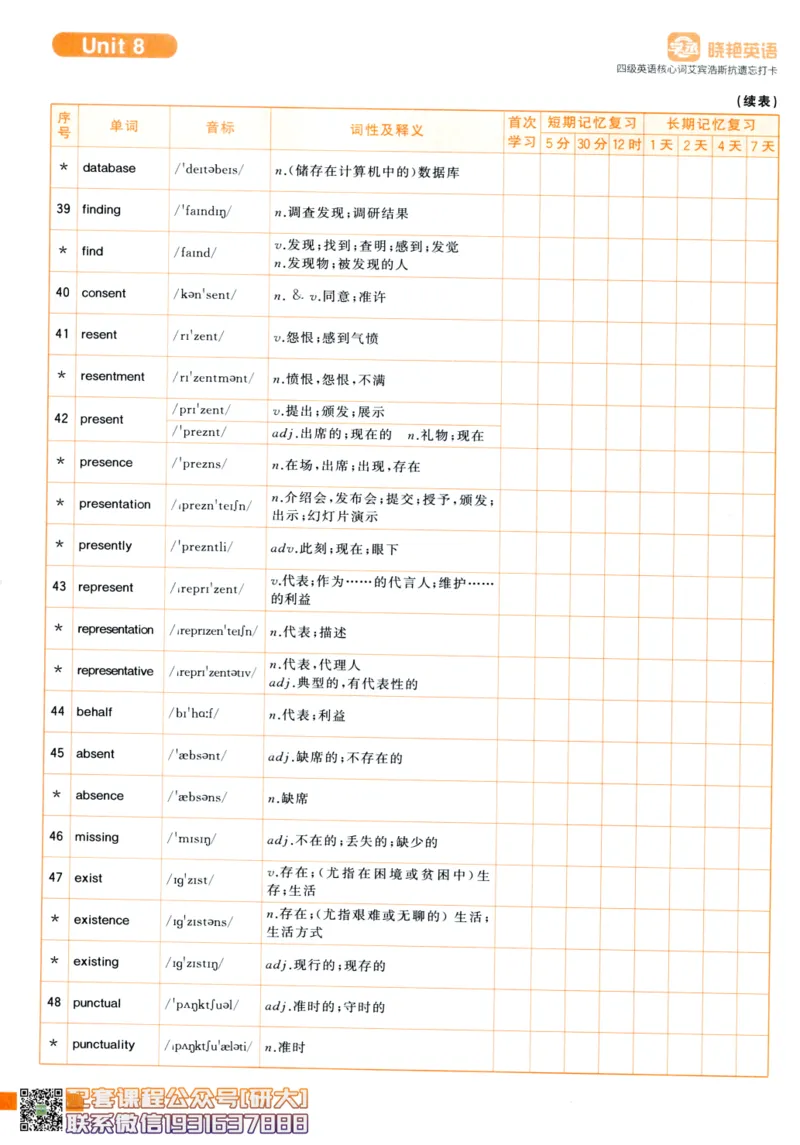 26英语四级-核心词汇-艾宾浩斯抗遗忘打卡--刘晓燕_2026年6月其他机构_05.2026四级英语26年06月_06.2026四级英语刘晓燕班_00.书籍扫描