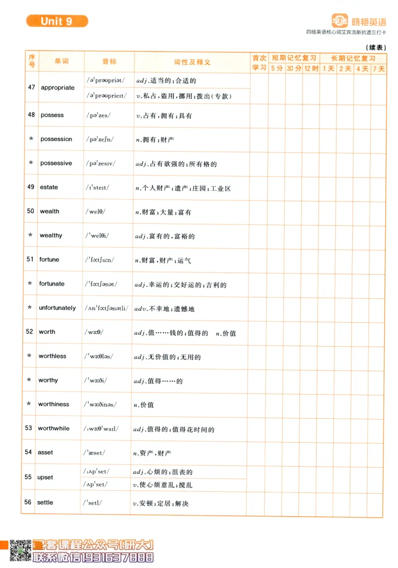 26英语四级-核心词汇-艾宾浩斯抗遗忘打卡--刘晓燕_2026年6月其他机构_05.2026四级英语26年06月_06.2026四级英语刘晓燕班_00.书籍扫描