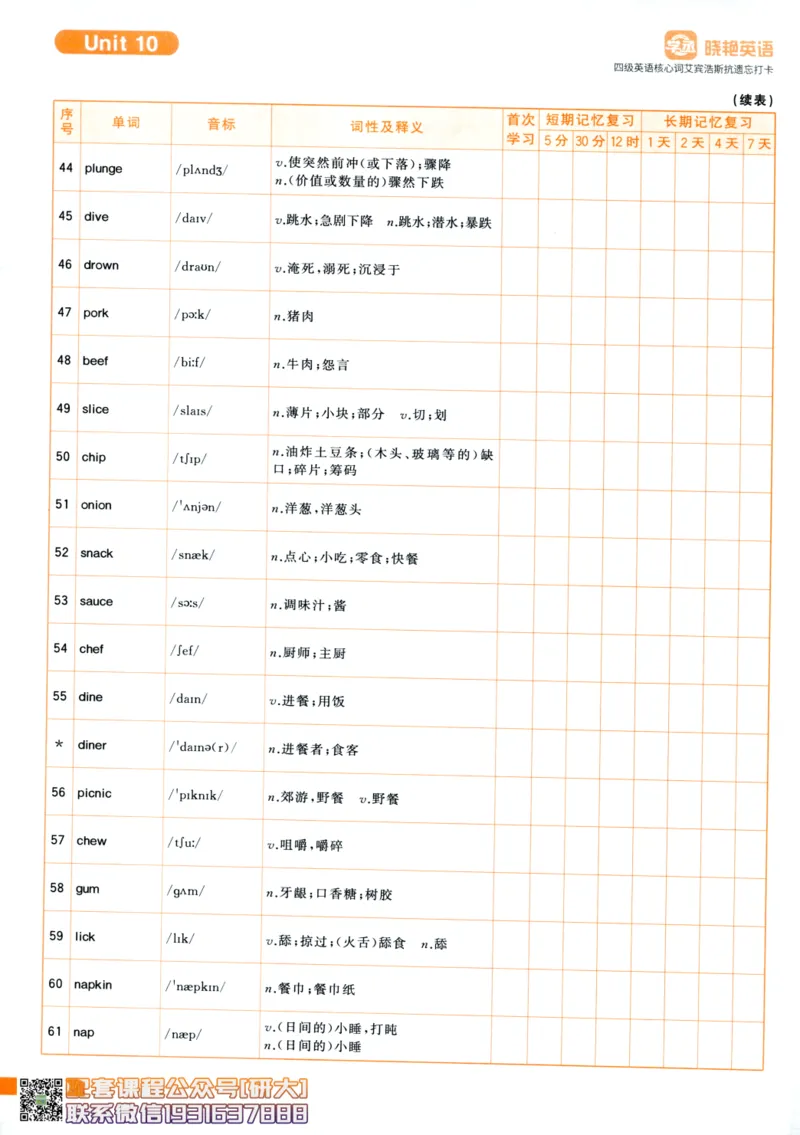 26英语四级-核心词汇-艾宾浩斯抗遗忘打卡--刘晓燕_2026年6月其他机构_05.2026四级英语26年06月_06.2026四级英语刘晓燕班_00.书籍扫描