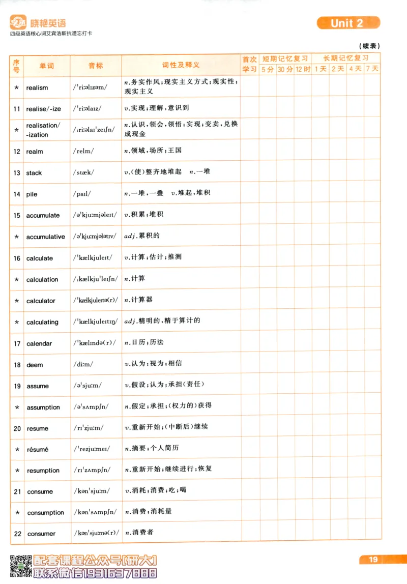 26英语四级-核心词汇-艾宾浩斯抗遗忘打卡--刘晓燕_2026年6月其他机构_05.2026四级英语26年06月_06.2026四级英语刘晓燕班_00.书籍扫描