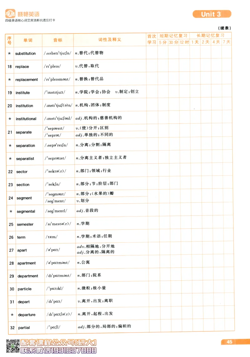 26英语四级-核心词汇-艾宾浩斯抗遗忘打卡--刘晓燕_2026年6月其他机构_05.2026四级英语26年06月_06.2026四级英语刘晓燕班_00.书籍扫描