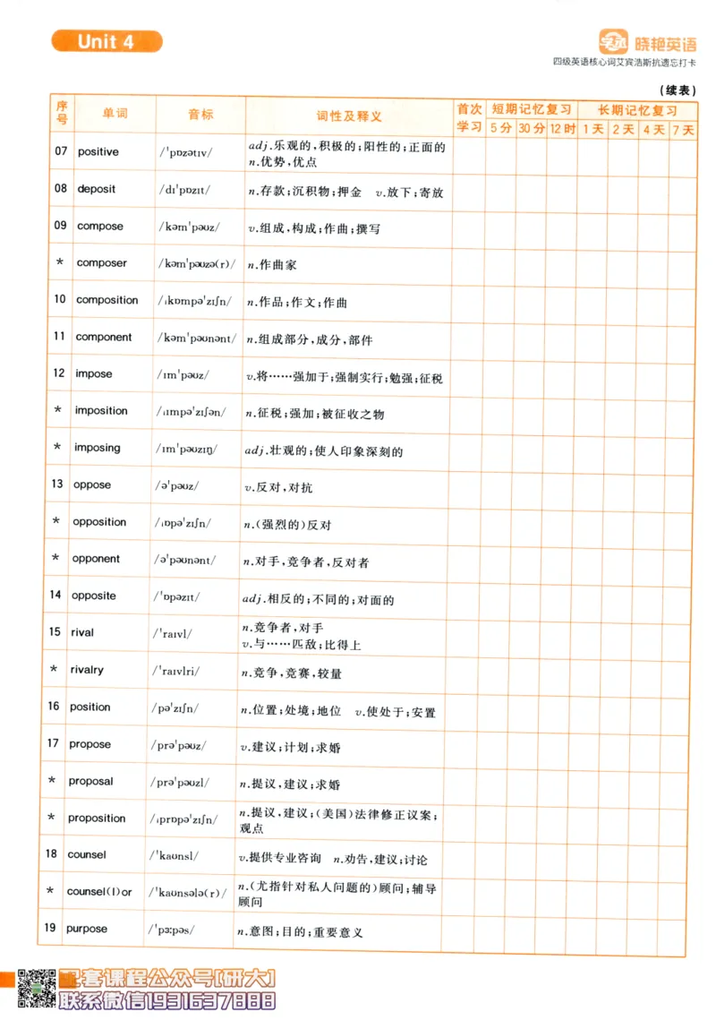 26英语四级-核心词汇-艾宾浩斯抗遗忘打卡--刘晓燕_2026年6月其他机构_05.2026四级英语26年06月_06.2026四级英语刘晓燕班_00.书籍扫描