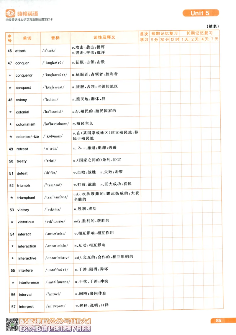 26英语四级-核心词汇-艾宾浩斯抗遗忘打卡--刘晓燕_2026年6月其他机构_05.2026四级英语26年06月_06.2026四级英语刘晓燕班_00.书籍扫描