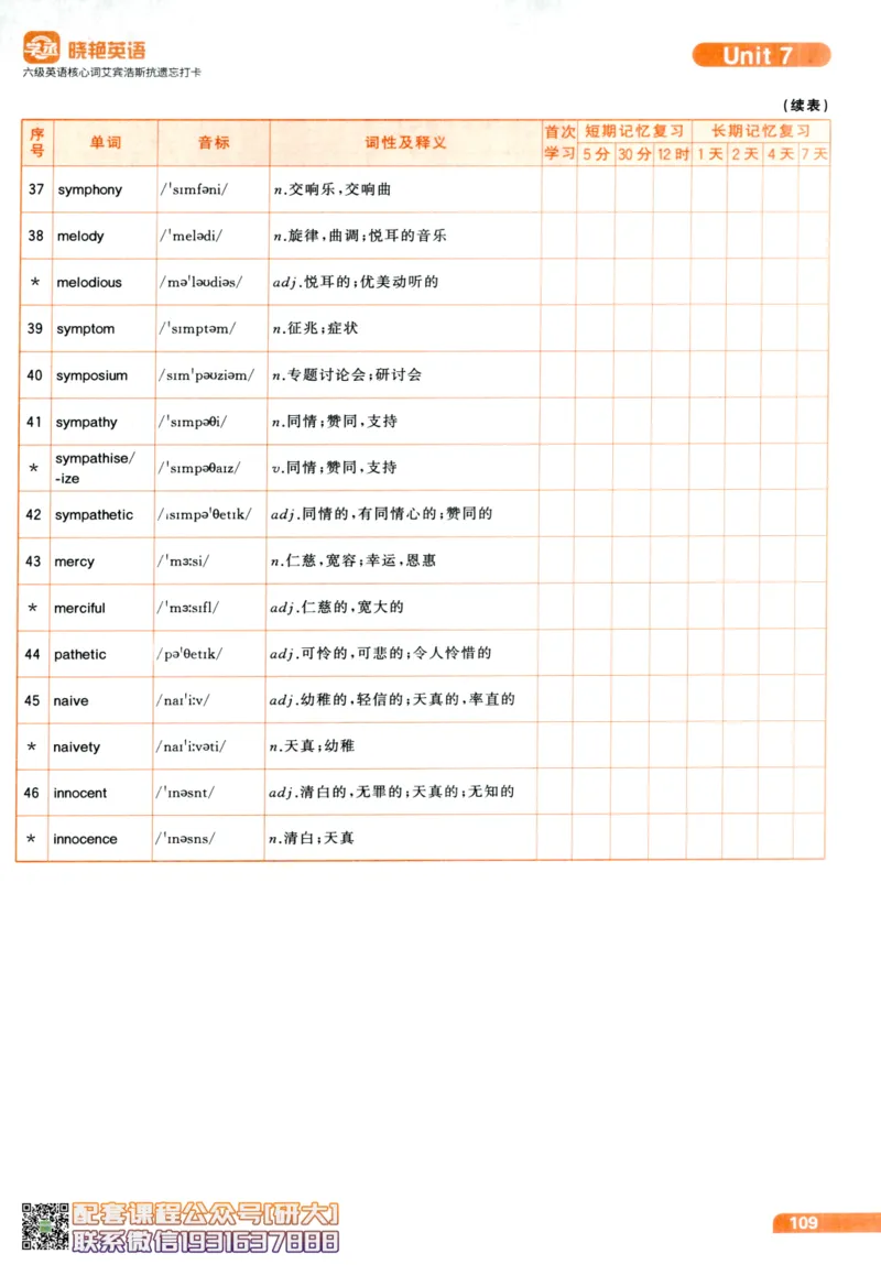 26英语六级-核心词-艾宾浩斯抗遗忘打卡--刘晓燕_2026年6月其他机构_06.2026六级英语26年06月_06.2026六级英语刘晓燕班_00.书籍讲义