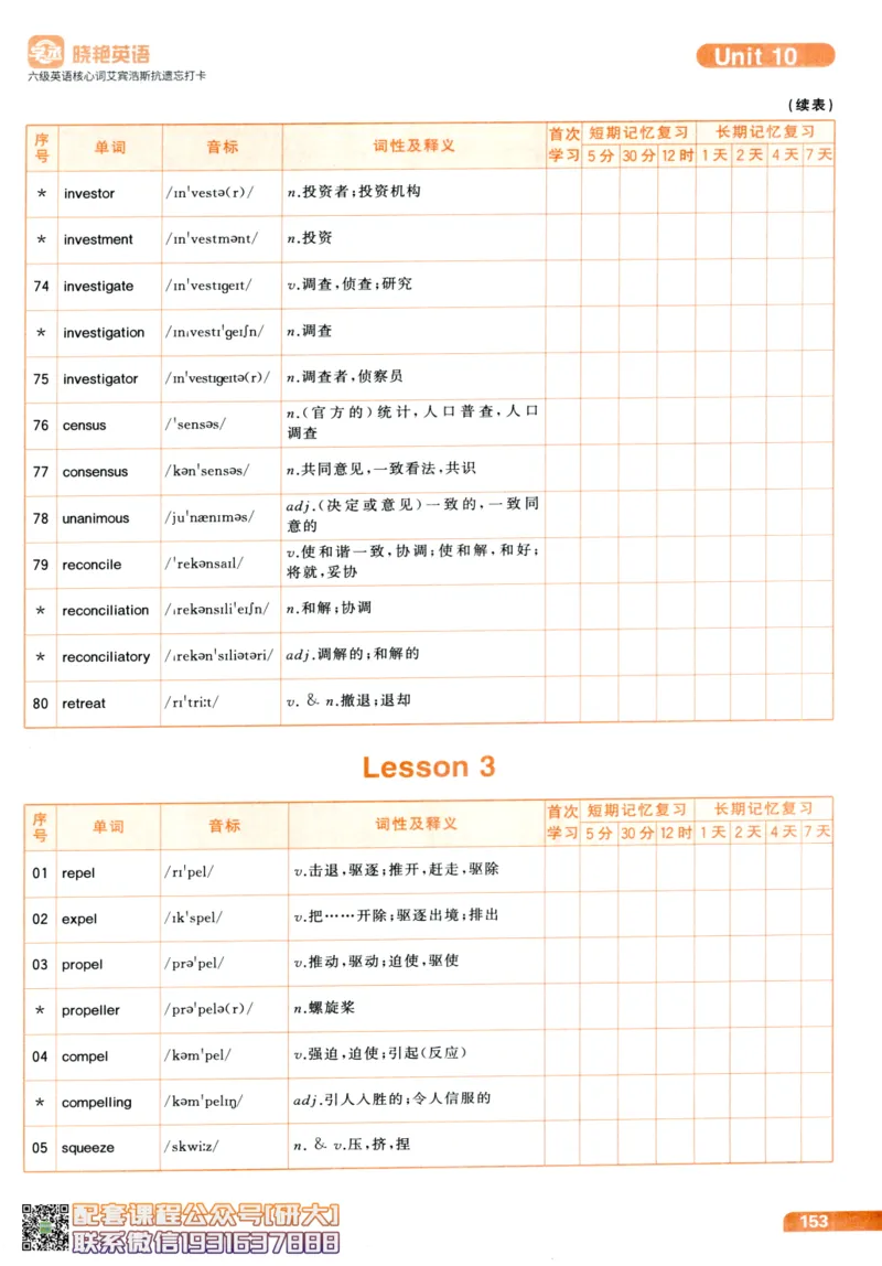 26英语六级-核心词-艾宾浩斯抗遗忘打卡--刘晓燕_2026年6月其他机构_06.2026六级英语26年06月_06.2026六级英语刘晓燕班_00.书籍讲义
