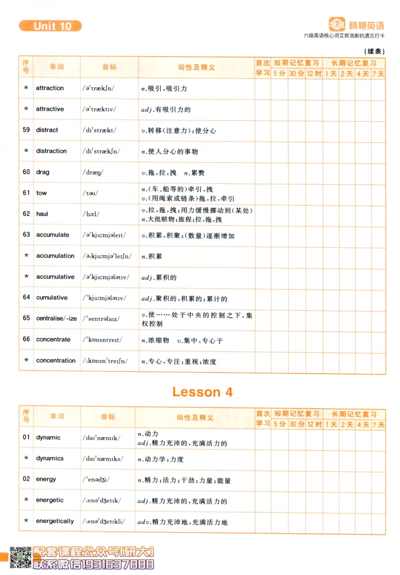 26英语六级-核心词-艾宾浩斯抗遗忘打卡--刘晓燕_2026年6月其他机构_06.2026六级英语26年06月_06.2026六级英语刘晓燕班_00.书籍讲义