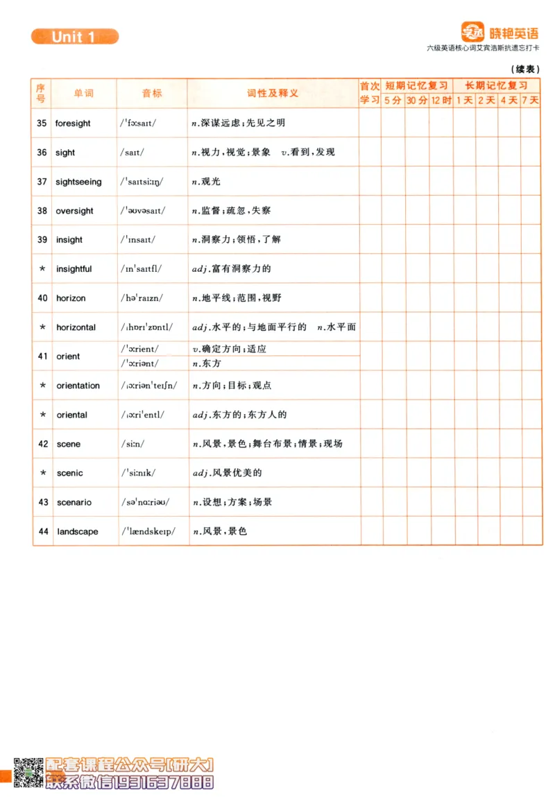 26英语六级-核心词-艾宾浩斯抗遗忘打卡--刘晓燕_2026年6月其他机构_06.2026六级英语26年06月_06.2026六级英语刘晓燕班_00.书籍讲义