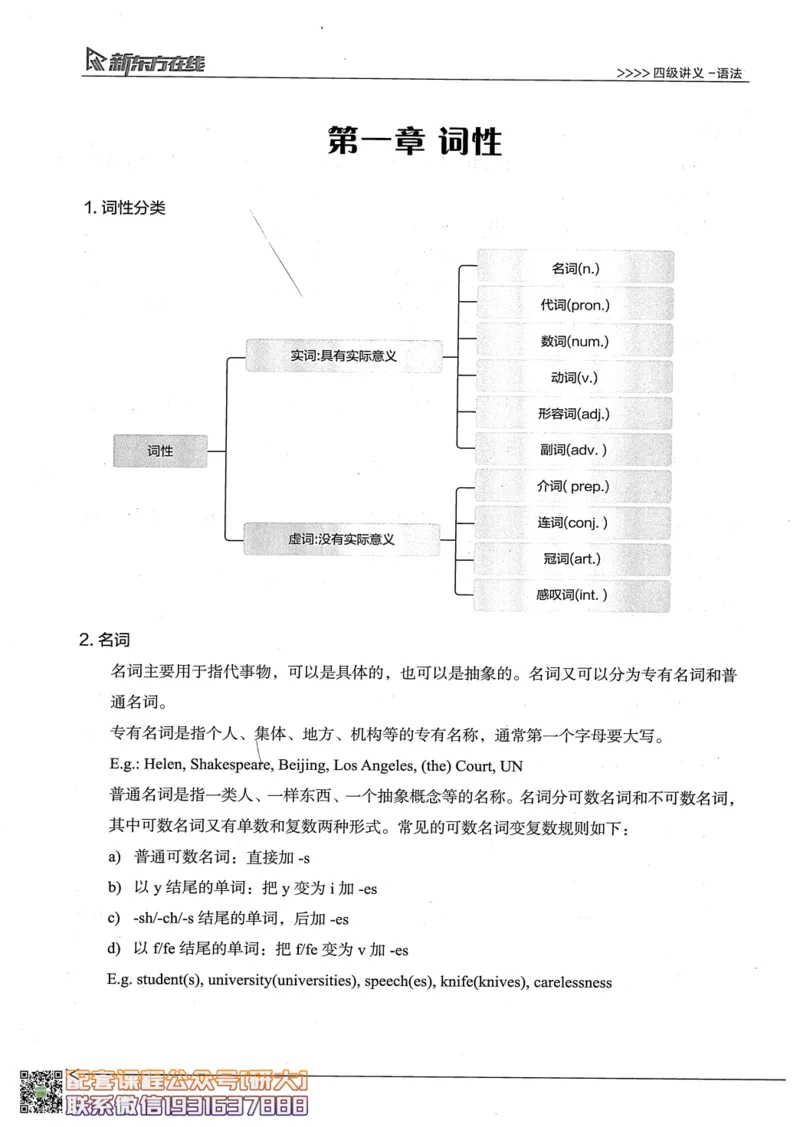 26英语四级--语法讲义--新东方在线_2026年6月其他机构_05.2026四级英语26年06月_08.2026四级英语新东方班+_00.配课书籍