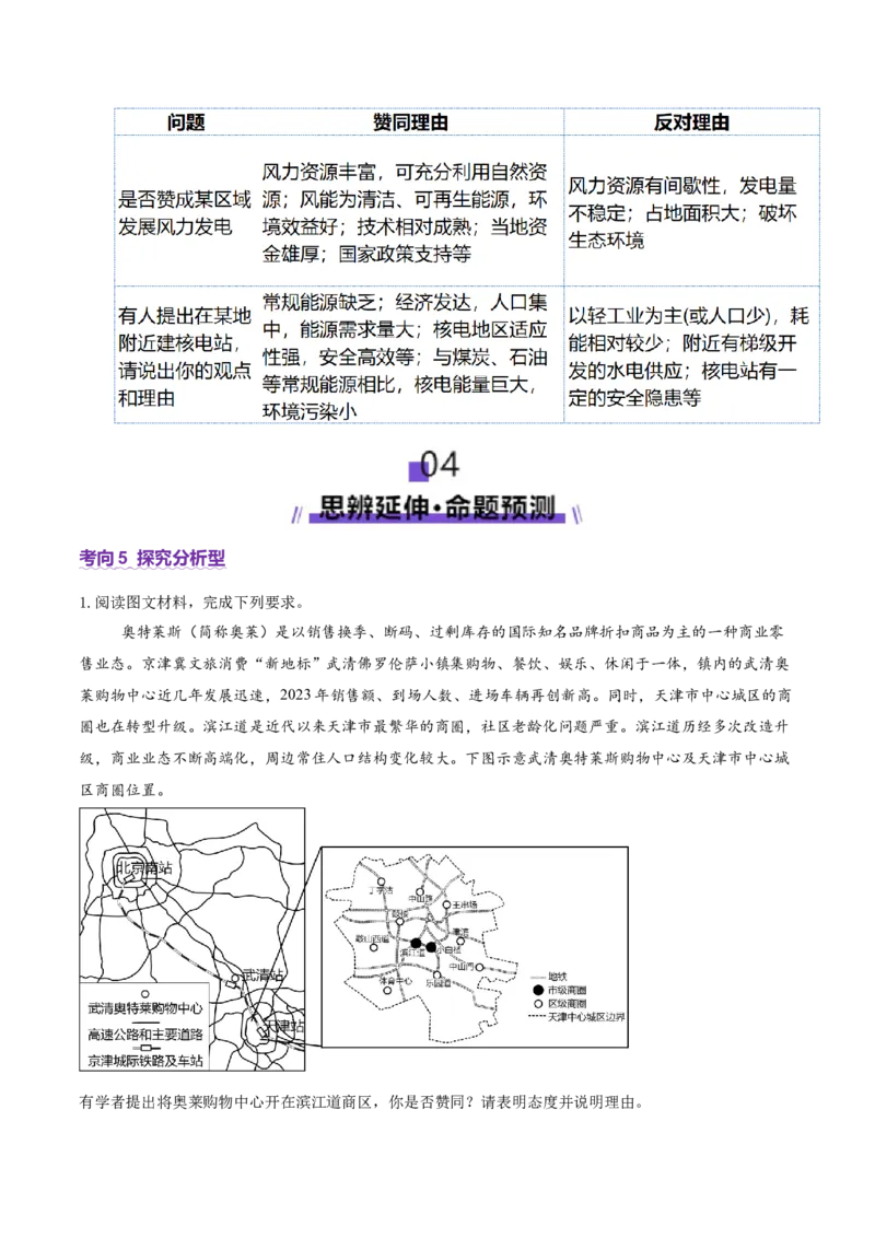 专题02非选择题攻略（讲义）（原卷版）_2025年新高考资料_二轮复习_01高考语文等多个文件_上好课2025年高考地理二轮复习讲练测（新高考通用）_第二部分题型突破