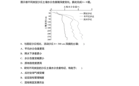 2025届高中地理一轮复习：单元检测九　区域与区域发展　资源、环境与区域发展（含解析）_2025年新高考资料_一轮复习_2025届高中地理一轮复习单元+模块+综合检测（含解析）