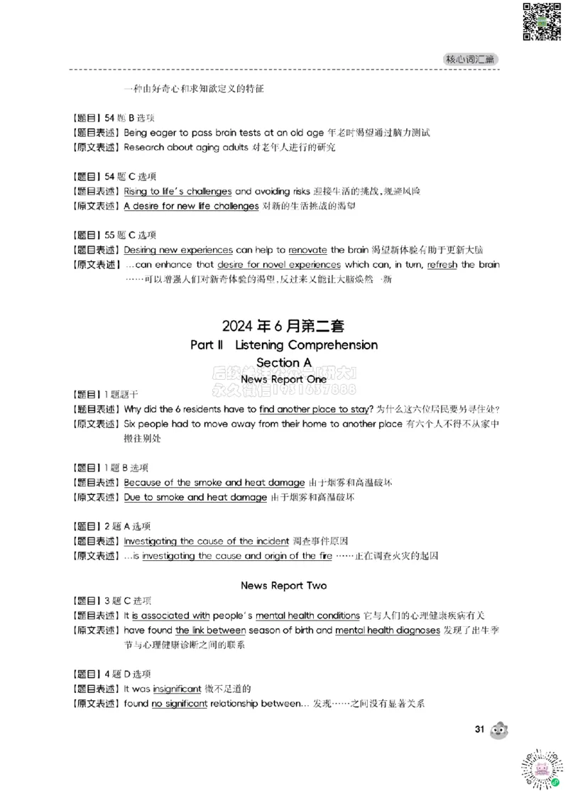 2024.6同义替换_2026年6月其他机构_05.2026四级英语26年06月_01.2026四级英语启航老师_02.基础夯实_02.听阅同义替换词