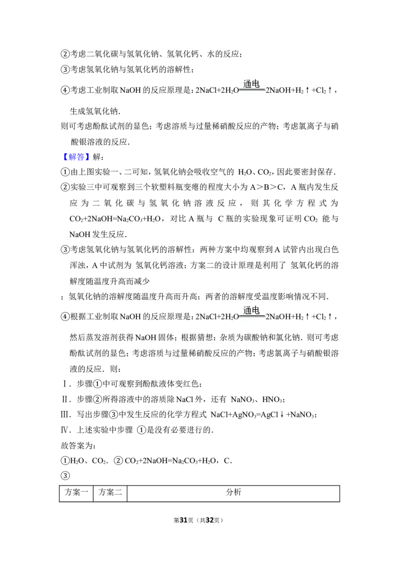 2014年上海市浦东新区中考化学二模试卷_0122026上海中考一模二模真题试卷_2025-2012年_5.上海中考化学一模二模（12-24）_二模_2014年上海市中考化学二模试卷（16份）