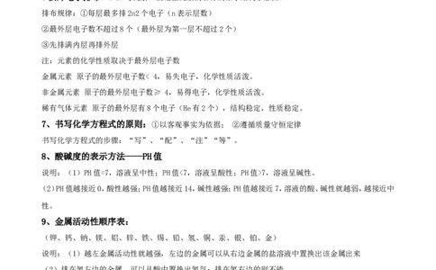 化学知识点归纳汇总_《初中全科目知识点汇总》_初中化学知识点汇总
