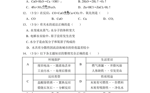 2016年上海市浦东新区中考化学二模试卷_0122026上海中考一模二模真题试卷_2025-2012年_5.上海中考化学一模二模（12-24）_二模_2016年上海市中考化学二模试卷（19份）