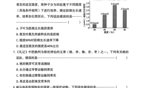 2026年麒麟卷生物学（二）_2026河北麒麟卷生物