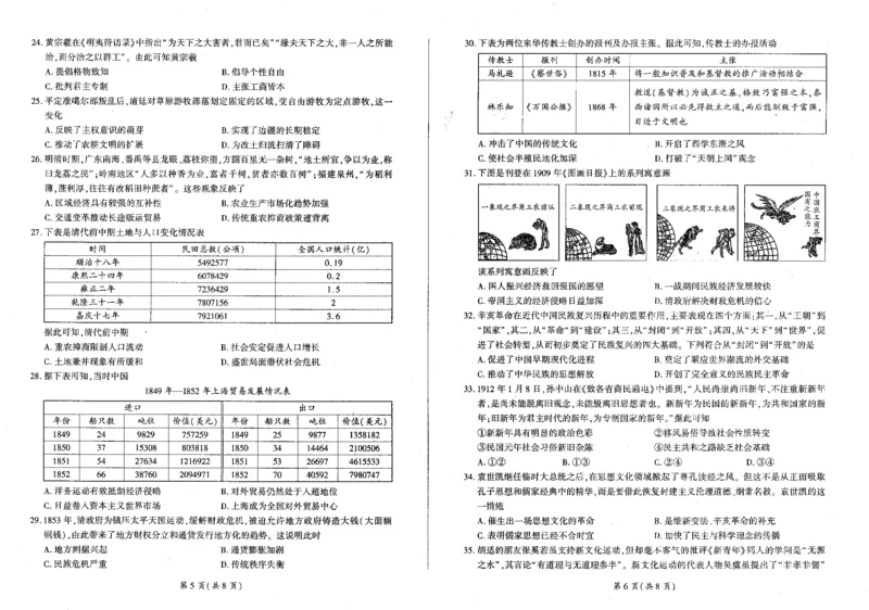 历史_2024年12月试卷_1212辽宁省朝阳市重点高中2024-2025学年高一上学期12月联考试题_辽宁省朝阳市重点高中2024-2025学年高一上学期12月联考试题历史PDF版含解析