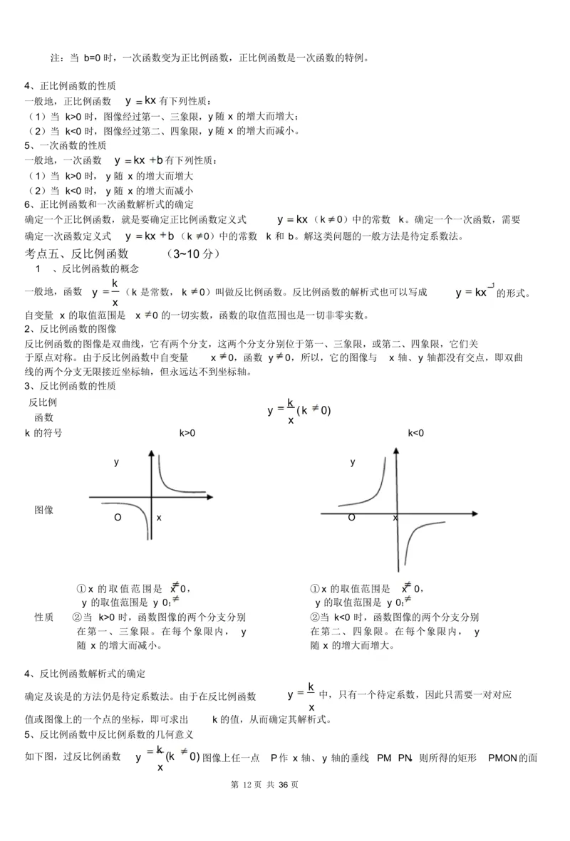 初中数学知识点总结及公式大全_《初中全科目知识点汇总》_初中数学知识点汇总