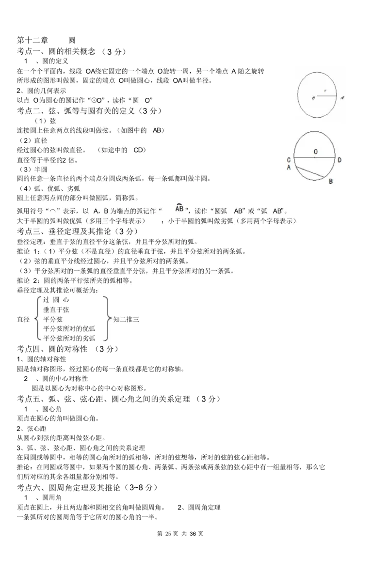 初中数学知识点总结及公式大全_《初中全科目知识点汇总》_初中数学知识点汇总