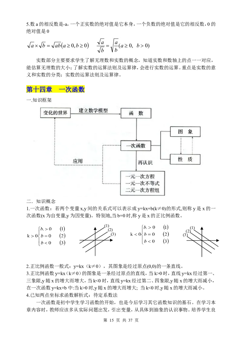 数学知识点归纳汇总_《初中全科目知识点汇总》_初中数学知识点汇总
