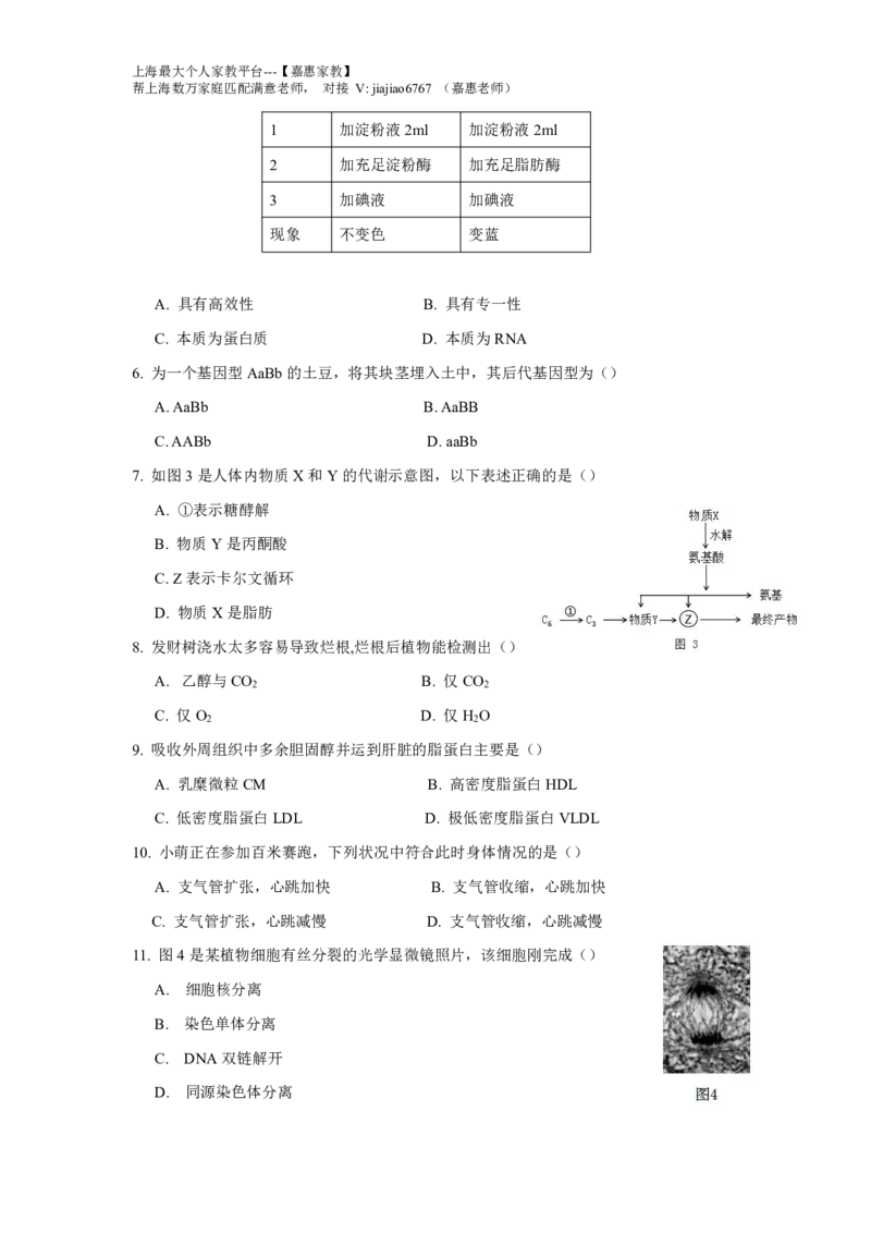2018年上海市高考生物试题_0122026上海中考一模二模真题试卷_2026年上海一模_上海1500初中高中试卷_高中_高考真题_6.上海高考生物2023-2014