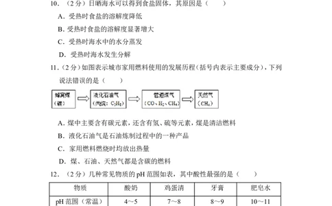 2018年上海市青浦区中考化学一模试卷_0122026上海中考一模二模真题试卷_2025-2012年_5.上海中考化学一模二模（12-24）_一模_2018年上海市中考化学一模试卷（16份）