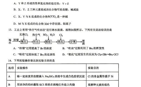 化学-福建省三明市重点校2025-2026学年高一下学期4月月考_2026年04月高一试卷_260417福建省三明市重点校2025-2026学年高一下学期4月月考