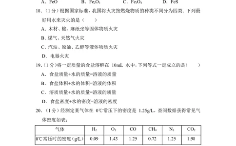 2012年上海市普陀区中考化学一模试卷_0122026上海中考一模二模真题试卷_2025-2012年_5.上海中考化学一模二模（12-24）_一模_2012年上海市中考化学一模试卷（17份）