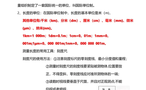 识点归纳总结清单_初物_八年级上下册+九年级全一册物理_八年级物理上册_知识点汇总（完）