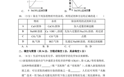 2016年上海市长青中学中考化学二模试卷_0122026上海中考一模二模真题试卷_2025-2012年_5.上海中考化学一模二模（12-24）_二模_2016年上海市中考化学二模试卷（19份）