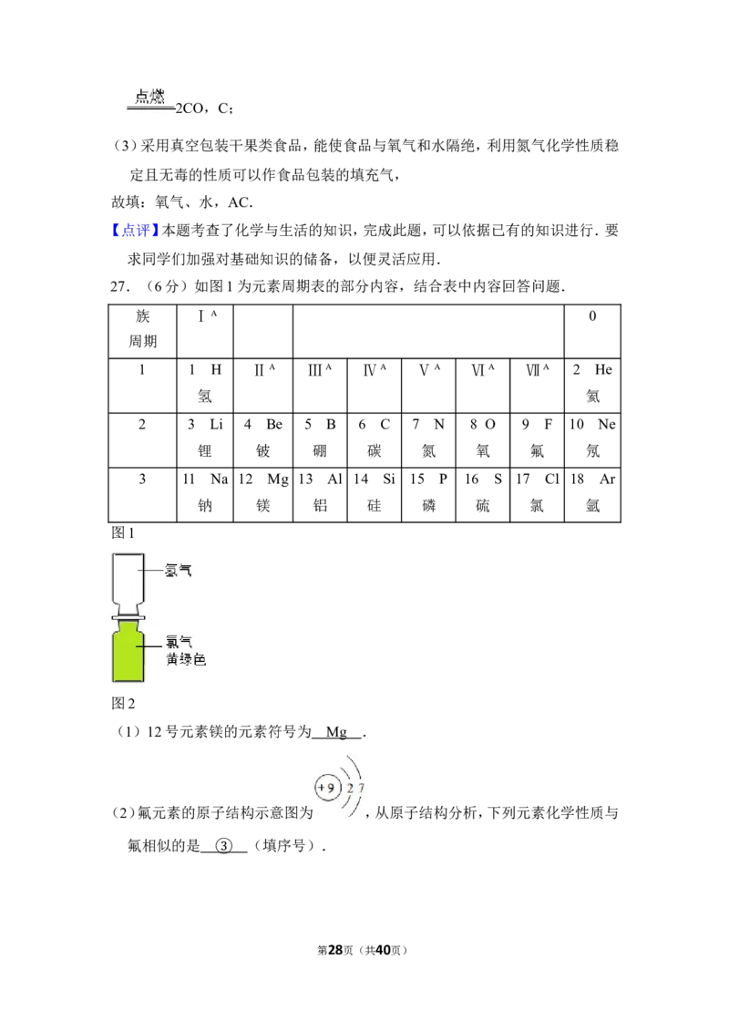 2012年上海市金山区中考化学一模试卷_0122026上海中考一模二模真题试卷_2025-2012年_5.上海中考化学一模二模（12-24）_一模_2012年上海市中考化学一模试卷（17份）