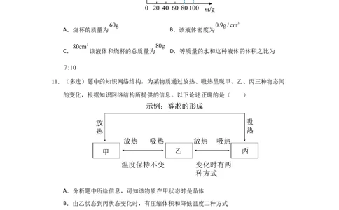 八年级上册物理压轴题考卷04（原卷版）_初物_八年级上下册+九年级全一册物理_八年级物理上册_压轴题训练