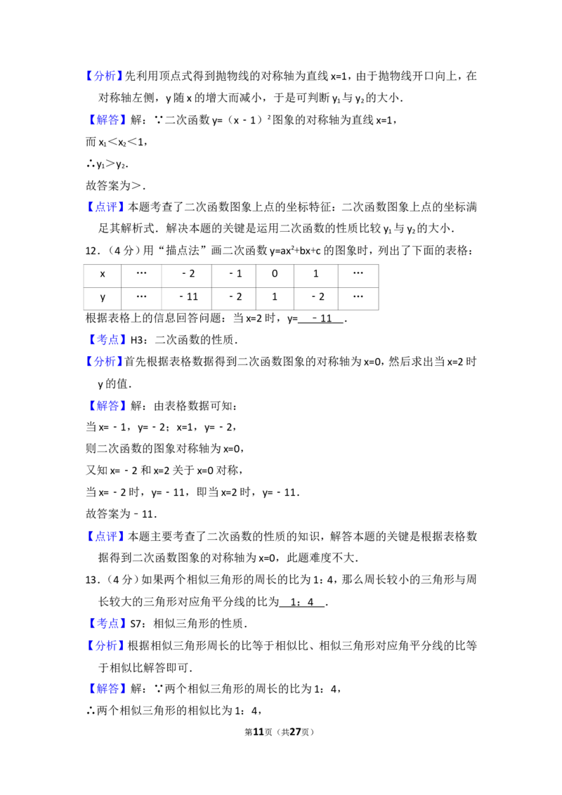 2016年上海市虹口区中考数学一模试卷_0122026上海中考一模二模真题试卷_2025-2012年_2.上海中考数学一模二模（12-24）_一模_2016年上海市中考数学一模试卷（14份）
