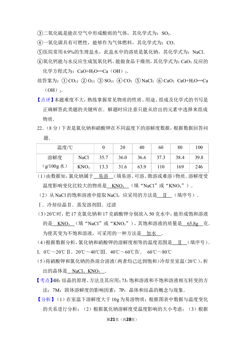 2013年上海市松江区中考化学一模试卷_0122026上海中考一模二模真题试卷_2025-2012年_5.上海中考化学一模二模（12-24）_一模_2013年上海市中考化学一模试卷（16份）