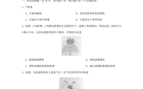 2015年上海市高考物理试题_0122026上海中考一模二模真题试卷_2026年上海一模_上海1500初中高中试卷_高中_高考真题_4.上海高考物理2023-2014