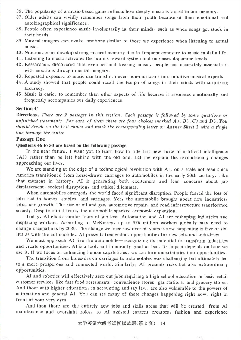 就这样过英语六级模拟预测卷完整版_2025刘晓燕四六级_2025年12月刘晓燕六级全程班_00讲义资料_就这样过英语六级（真题+模拟）电子资料）_就这样过英语六级模拟预测卷