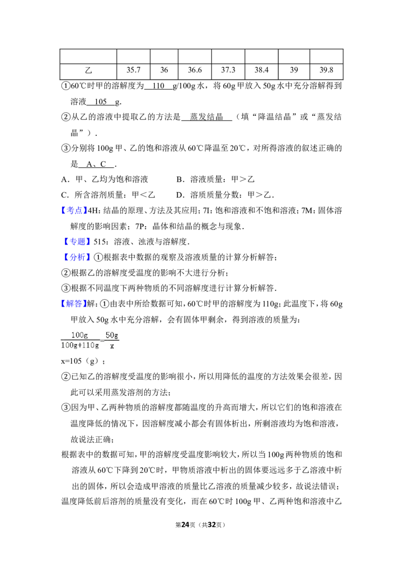 2014年上海市浦东新区中考化学一模试卷_0122026上海中考一模二模真题试卷_2025-2012年_5.上海中考化学一模二模（12-24）_一模_2014年上海市中考化学一模试卷（15份）